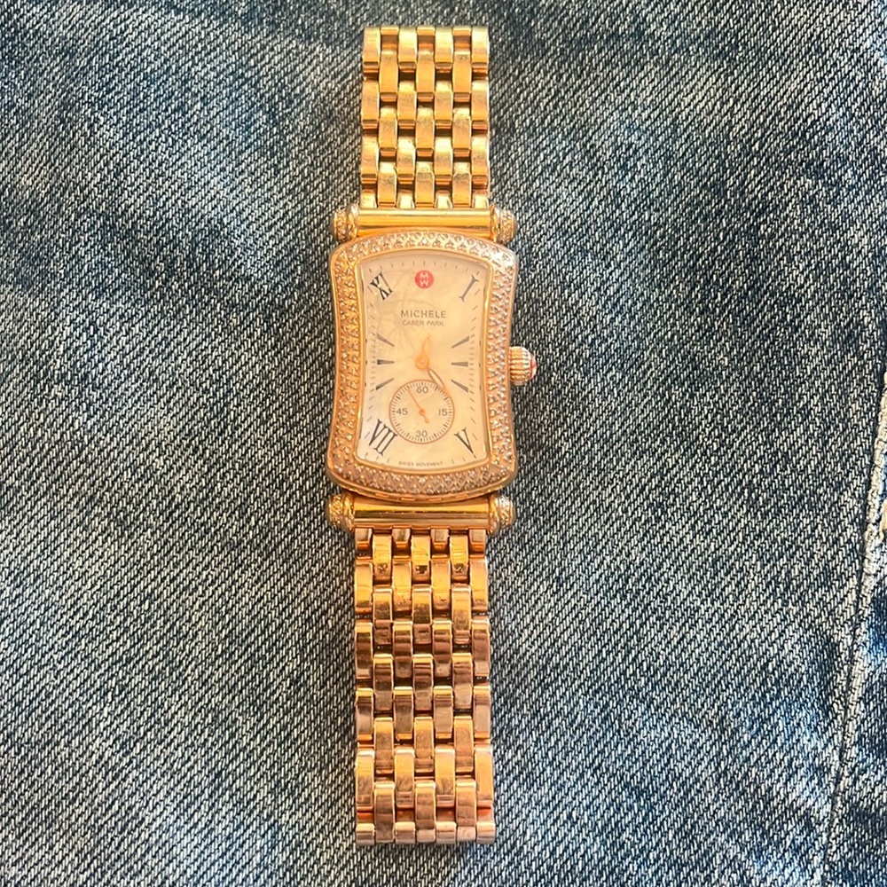 Rose gold Michele Watch